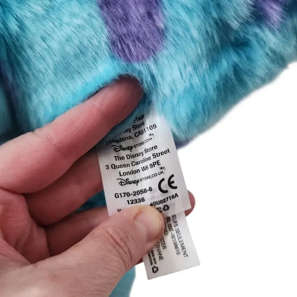 Disney Store Pixar Monster's Inc Sully Sullivan Stuffed Plush Toy 16